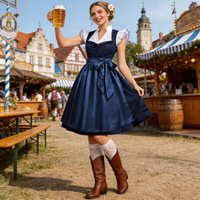 Nouvelle tenue traditionnelle bavaroise pour l'Oktoberfest de Munich, ensemble deux pièces, pour la bière, supporte ODM et OEM