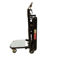 Machine à monter les escaliers électrique robuste 1200W, capacité 400kg, pliable, pour le transport de marchandises sur les escaliers