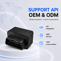 Traceur GPS OBDII universel 2G GSM LBS compatible PC, positionnement mondial sur Google Maps, dispositif de suivi de véhicule