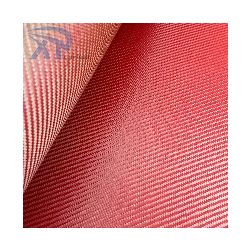 रंगीन लाल गुलाबी कार्बन फाइबर कपड़े से इलेक्ट्रोप्लेटेड फाइबर ग्लास कपड़े फाइबर ग्लास कपड़े