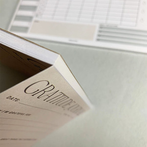 Planificador semanal personalizado Bloc de notas de lista de tareas diarias Organizador de hojas sueltas Bloc de notas de productividad por hora Hojas de rasgado Impreso personalizado - Product Image 3