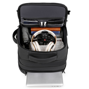 Sac à dos d'affaires de luxe neuf pour hommes, en tissu Oxford imperméable, extensible, pour le bureau et les voyages - Product Image 6