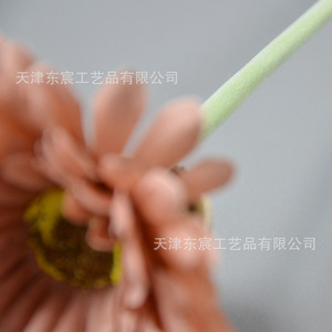 Flor Artificial de Gerbera de Tallo Único Rosa de Dongchen Crafts, Decoración para Bodas y Hogar, Tamaño Grande - Product Image 2
