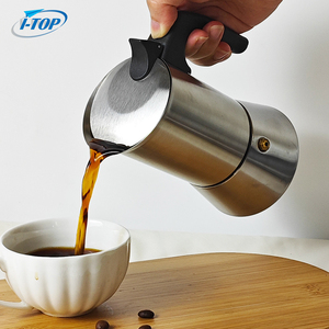 Bộ pha cà phê bằng bạc 2 4 <span class=keywords><strong>6</strong></span> 10 tách, ấm pha cà phê Moka nâng cấp, chất liệu thép không gỉ 304 cao cấp - Product Image 3