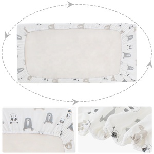 Nuovo Design Organico 100% Cotone Culla Lenzuolo Culla Letto Impermeabile Foglio di <span class=keywords><strong>Set</strong></span> di Biancheria Da Letto - Product Image 3