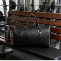 Fabricant de sacs en cuir PU sur mesure ODM, sac de sport imperméable pour le fitness et les voyages, grand sac de voyage, logo personnalisé OEM