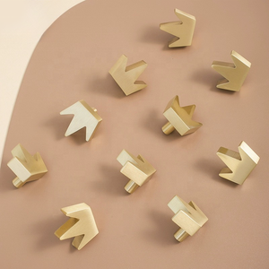 Hot bán gốc vương miện vàng brass xử lý tủ bếp ngăn kéo knobs và kéo - Product Image 1