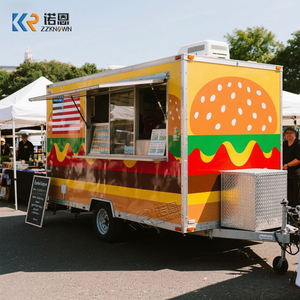 Remorque de Glaces, Camion de Glaces, Petit Chariot de Café, Pâtisseries, Desserts, Limonade, Chariot Mobile, Camionnette à Burgers, Remorque de Restauration - Product Image 6