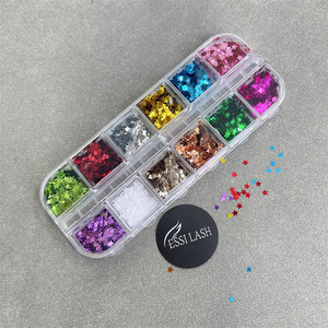 Vente en gros <span class=keywords><strong>2022</strong></span> nouveau dans les décalcomanies de cils de luxe papillon coeur étoile pierre de pluie décalcomanies pour Volume Extensions de cils classiques - Product Image 5