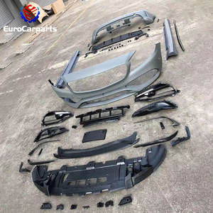 Conjunto de piezas de carrocería de coche antiguo, pieza de carrocería, parachoques delantero y trasero, <span class=keywords><strong>2013</strong></span>-2018y W176, mejora a nuevo A45 - Product Image 2