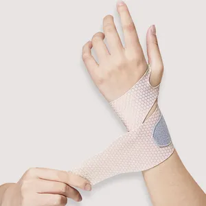 Factory Price Summer Very Thin Breathable Compression Anti-Sprain Pain Relief Wrist Brace Wrap