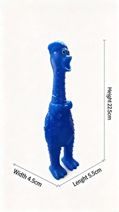 Juguete de Dinosaurio de PVC Multicolor, Suave, Chirriante y Divertido, para Bebés de 1 a 3 y de 5 a 7 Años, Alivio del Estrés y Diversión Sensorial - Product Image 5