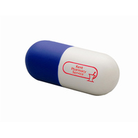 AI-MICH nouveauté balles anti-Stress à presser vente chaude peluche gonflable en forme de pilule Logo personnalisé pour enfants et adultes