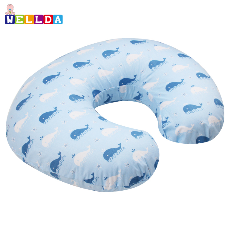 100% algodón almohada de lactancia materna al por mayor alimentación almohada de enfermería