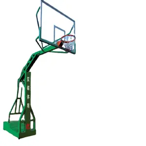 अवतल बॉक्स-प्रकार हाइड्रोलिक बास्केटबॉल स्टैंड इनडोर या आउटडोर प्रकार के शीर्ष गुणवत्ता