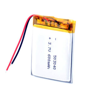 แบตเตอรี่ลิเธียมไอออนแบบชาร์จได้ 503040 3.7V 550mAh 600mAh โพลิเมอร์ลิเธียมไอออน - Product Image 2