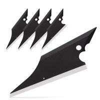 Spatule A40 en ABS noir pour application de film de protection automobile et revêtement en caoutchouc