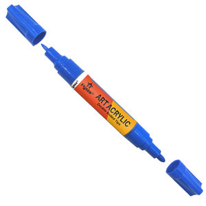 無毒の低臭0.7mm極細チップと3.0mmミディアムペン先マルチカラーアクリルペイントアートマーカーペンセット描画用 - Product Image 6