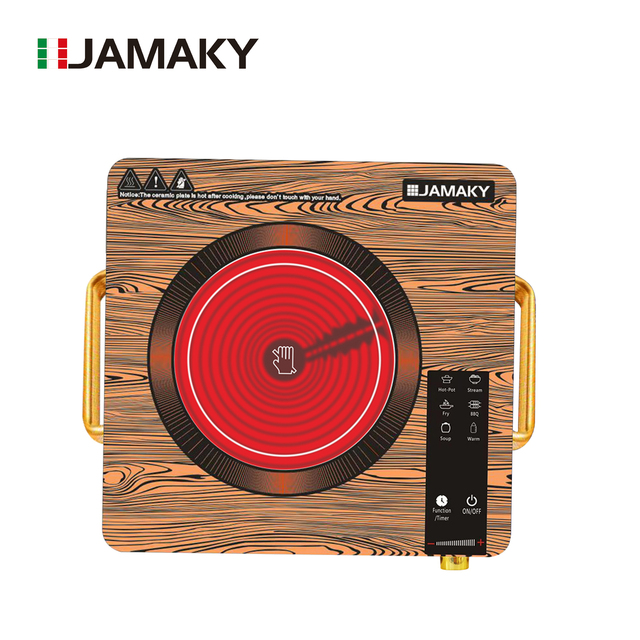 JAMAKY Hot Sale High Quality Kitchen Appliance 2600W Electric Ceramic Infrared Heaters Induction Cooker