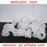 Bouchon en caoutchouc de silicone de qualité personnalisée 16,5 mm 16,5 16 mm, passe-câble rond creux, joint d'étanchéité, bouchon de type T avec trou de 10 10,0 10 mm