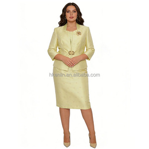 Vestido de Lujo para Mujer Talla Grande, Estilo Americano, Elegante, para Iglesia, Marca Geenlinm, Gran Venta - Product Image 1