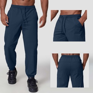 Pantalon de jogging décontracté pour homme YIYI, coupe droite, avec cordon de serrage, tissé, respirant, léger, haute élasticité, pour le fitness - Product Image 1