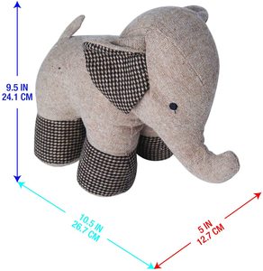 Elephant Shape Door Stopper Heavy Stop Windy Toy Stuffed Soft and Sand Doll Kids Room <strong>Doorstop</strong> - Product Image 5
