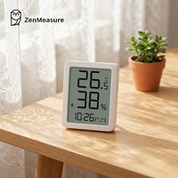 Thermo-hygromètre électronique personnalisé ZenMeasure pour capteur de température et d'humidité 0C-60C/0~99%RH