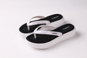 2025 été mode femmes léger bout ouvert EVA tongs respirant imperméable anti-glissant Wedge Design plat pour l'automne - Product Image 5