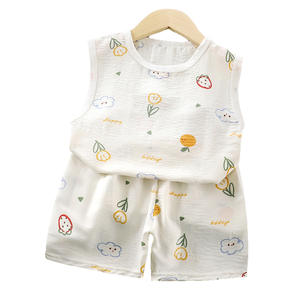 Set Estivo per Bambini: Canotta e Pantaloncini con Stampa Cartoon, Modello Leggero per l'Estate, Completo Due Pezzi per Ragazzi e Ragazze - Product Image 5