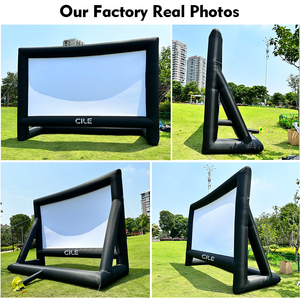 Écran de cinéma gonflable géant pour l'extérieur, taille personnalisée, écran de projection, kit de cinéma pop-up avec souffleur et sac - Product Image 4