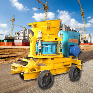 Mobile Betonmaschine PZ-5Q 5,5KW 380V Luftbetriebene Trockenmörtel-Betonspritzmaschine mit Motor für Kohle-Spritzbeton - Product Image 1
