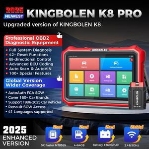 Kingbolen K8 PRO Outil OBD2 automobile complet avec écran LCD Android 12V Garantie 2 ans 34 services de réinitialisation gratuits - Product Image 2