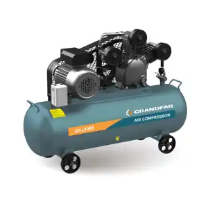 GRANDFAR 3HP 2.2kw pneumatico ricambiato a cinghia silenzioso olio senza acqua di lubrificazione iniettata pompa aria del compressore d'aria