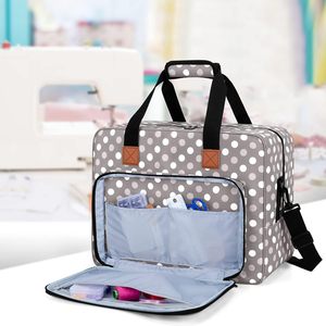 Étui de transport portable gratuit avec plusieurs poches de rangement pour une machine à coudre universelle, sac de rangement - Product Image 4