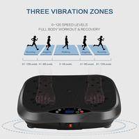 Wellshow Sport Vibration Plate Exercise Machine avec Loop Bands Télécommande pour Home Fitness