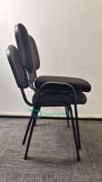 Chaise de salle à manger empilable chromée pas chère FoShan pour salle à manger, bureau, conférence, salle d'attente, événements, salon