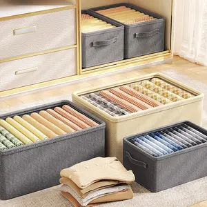 Basic Drawer Storage Box Organizer Collapsible Mini Containers For Desktop Office Closet Storage Bins Basket