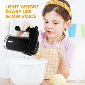 Batteur à main numérique en acier inoxydable 300W à 6 vitesses pour appareils de cuisine domestiques – Vente en gros - Product Image 2