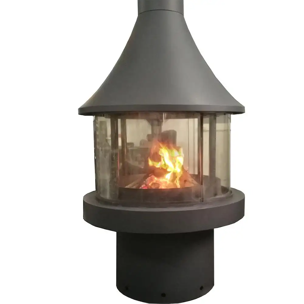 Warmfire prezzo di fabbrica nuovo design sospeso stufa stufa a legna