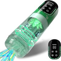 LCD-Display, leistungsstarkes Gerät, automatisches Oralsex-Spielzeug, Zungenleck- und Saugvibrator, männliches Masturbationsgerät, Sexspielzeug.