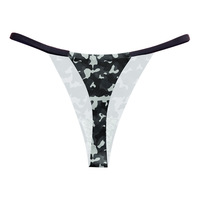 String sexy imprimé camouflage - Bikini taille basse sans couture pour femmes (Euro/US), lingerie string