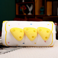 Selimut Flanel Motif Buah, Hadiah Selimut Mobil, Mainan Buah Plush, Selimut Tidur Siang Kantor, Selimut AC, Selimut Perjalanan, Bantal Sandaran
