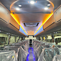 Prix bas 12m conduite à droite autocar de tourisme électrique de luxe 57 places Bus avec AC automatique pur électrique nouveau modèle en vente