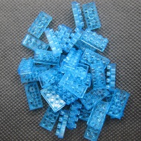 WZ10011 2x4 trous 8*16*5mm 50g/180pcs 500G/sac Briques de construction universelles en micro-diamant nano à petites particules Jouets pour enfants