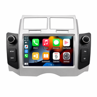 Autoradio Android Auto sans fil CarPlay pour Toyota Yaris XP90 Vitz 2005-2011 2+64G avec boutons physiques