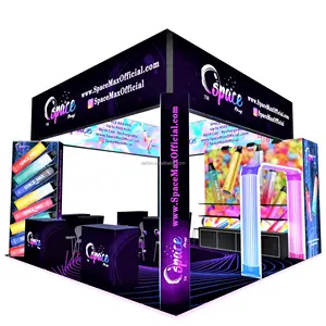 Detian Offer Backlit Exhibition Booth Lighting Trade Show Booth Large Exhibition Stand 20-20