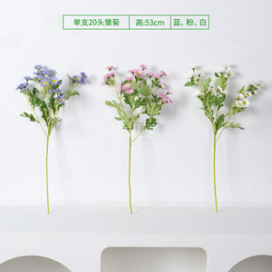 ดอกเดซี่ประดิษฐ์กรีนเวย์ ก้านเดี่ยว 20 หัว สีขาว 53 ซม. สำหรับตกแต่งบ้าน - Product Image 4