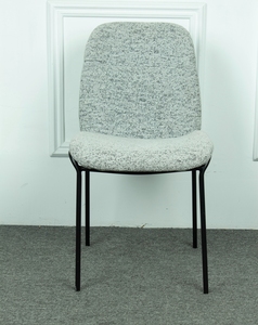 Chaise de salle à manger <span class=keywords><strong>scandinave</strong></span> moderne <span class=keywords><strong>et</strong></span> élégante en <span class=keywords><strong>blanc</strong></span>, gris doré, beige <span class=keywords><strong>et</strong></span> <span class=keywords><strong>noir</strong></span>-Meubles de maison avec design en <span class=keywords><strong>tissu</strong></span> - Product Image 2