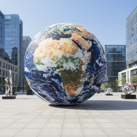 Sculpture géante gonflable de la planète Terre pour les événements thématiques et les activités de sensibilisation environnementale